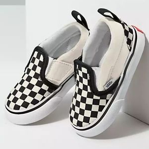 Toddler Checkered Vans Size 6